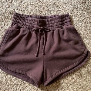 A&F Dolphin-Hem Fleece Shorts